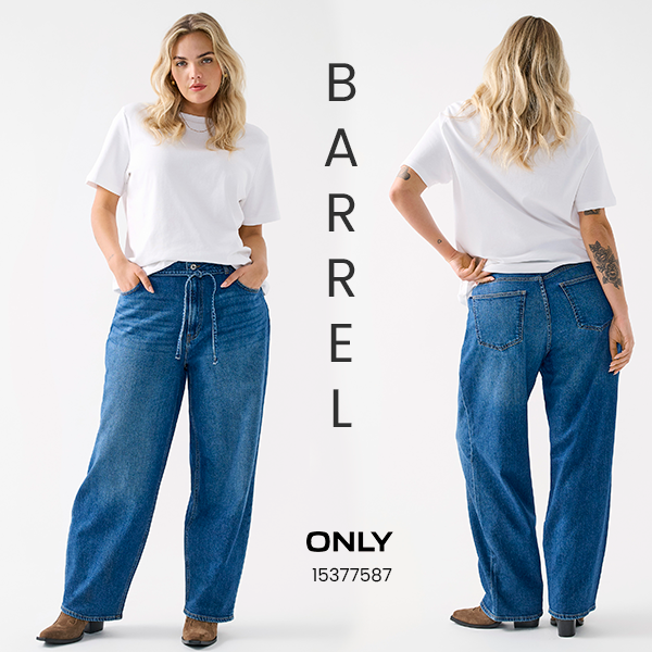 Jeans collectie barrel model
